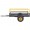 Polar Mesh Trailer — Single Axle, 1,400-Lb. Capacity, Model# HDM1400