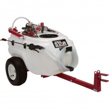 NorthStar Tow-Behind Trailer Boom Broadcast and Spot Sprayer — 21-Gallon Capacity, 2.2 GPM, 12 Volt DC