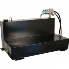 Better Built Steel Transfer Fuel Tank With GPI 12V Fuel Transfer Pump — 75 Gallon Black L Shaped 5 GPM, Model# 29214985