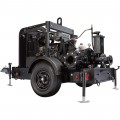 Generac Diesel Dry Prime Mobile Full Trash Pump — 2,750 GPM, 6in. Ports, Tier 4 Final Approved, Model# 6965
