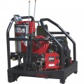 NorthStar ProShot Hot Water Commercial Pressure Washer Skid 3000 PSI, 8.0 GPM, 2 Spray Guns/Lances, Gasoline Kohler Engine