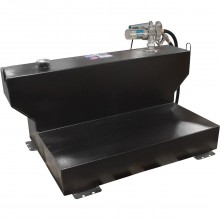 Better Built Steel Transfer Fuel Tank With GPI 12V Fuel Transfer Pump — 98 Gallon Black 5 GPM, Model# 29214991