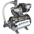 BurCam Stainless Steel Shallow Well Jet Pump with 6.6-Gallon Tank — 3/4 HP, 900 GPH, Model# 506547SS